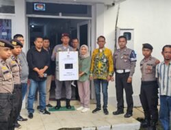 Polres HST Kawal Proses Rekapitulasi Pemilu Menuju KPUD Provinsi