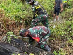Karya Bhakti Bersama Kodim 1004 Kotabaru: Bersihkan Lingkungan, Jaga Kesehatan Masyarakat