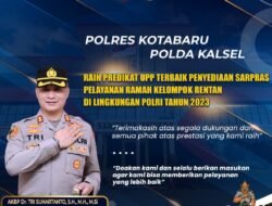 Kapolres Kotabaru Ucapkan Terima Kasih atas Dukungan Prestasi UPP Terbaik