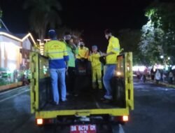Tak Kenal Lelah Meski di Hari Libur DLH Kotabaru tetap Patroli Kebersihan