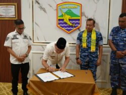 Bukti Keseriusan PemDa sebagai Penyanggah IKN;Bupati Kotabaru Berikan Hibah Tanah Untuk Pos AU Sjamsudin Noor Banjarmasin