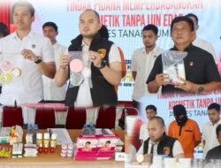 Polres Tanah Bumbu Ungkap Kasus Perdagangan Kosmetik Ilegal Tanpa Izin Edar