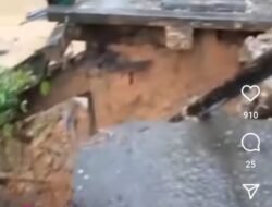 Oprit Jalan Jembatan Loyang Jangkung Longsor, Netizen Soroti Kurangnya Pengawasan