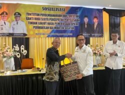 Sosialisasi TPTGR dan Percepatan Penyelesaian Tindak Lanjut  Hasil Pemeriksaan BPK-RI Resmi di Buka Sekda Kotabaru