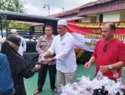 Kapolsek Agus Sugianto Pimpin Penyembelihan Hewan Kurban di Polsek Banjarmasin Selatan