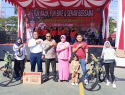 Polresta Banjarmasin Gelar Fun Walk, Fun Bike, dan Senam Bersama dalam Rangka HUT Bhayangkara ke-78