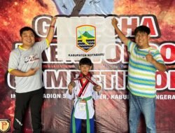 Spektakuler, Alden Mikael Syaf Putra terbaik kotabaru Sabet 2 Medali Emas di Kejuaraan Taekwondo Tingkat Nasional