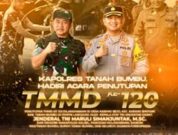 Kapolres Tanah Bumbu Hadiri Acara Penutupan TMMD 120