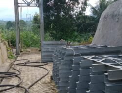 Sempat Mangkrak, Jembatan Gantung di Desa Gendang Timburu Mulai di Kerjakan Lagi