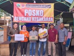 PT.Gutheri Internasional Pulau Laut Refinery Salurkan Bantuan Kepada Korban Kebakaran
