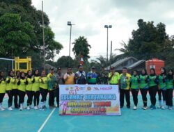 Sambut HUT RI ke-79, Bupati Kotabaru resmi Buka Ajang Tournamen Volly se Kecamatan Pulau Laut Tengah