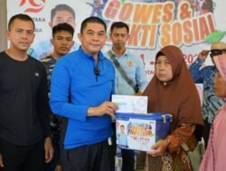 Semarak HUT RI ke-79, Wakil Bupati Kotabaru Gelar Gowes dan Bakti Sosial Kotabaru Tanah Bumbu 2024