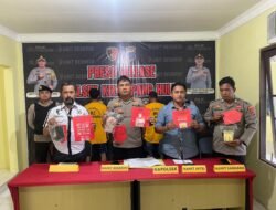 Operasi Sikat II Intan 2024, Polsek Kelumpang Hulu Aman 3 Tersangka Kasus Narkotika
