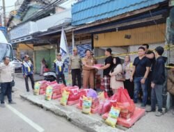 Dinsos Tanbu Berikan Dukungan Bagi 9 KK Terdampak Kebakaran Desa Bersujud