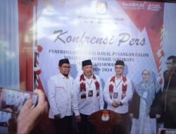 Mukhyar-Awan Daftarkan Diri Sebagai Calon Wali Kota dan Wakil Wali Kota Banjarmasin dengan Visi “Banjarmasin Hebat”