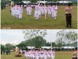 HUT RI ke-79, Sekolah Dasar Eka Tjipta gelar Pengibaran bendera merah putih