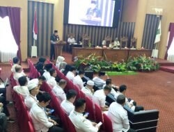 DPRD Tanbu Gelar Rapat Paripurna Jawaban Bupati terkait Raperda Perubahan Perda Nomor 19 Tahun 2022
