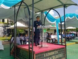 Eka Safrudin Wakili Bupati Tanbu Pimpin Upacara Peringatan Harhubnas