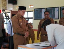 Bupati Kotabaru Kembali Kukuhkan Kades dan BPD Didua Kecamatan Kelumpang Barat dan Pamukan Barat