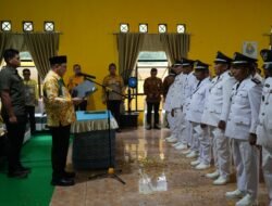 Seberangi Lautan Bupati Kotabaru Kukuhkan Kades dan BPD Kecamatan Kelumpang Selatan