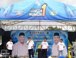 Kampanye Terbuka, Paslon H. Rusli – Syairi Paparkan Beberapa Program “KOTABARU HEBAT” Didesa Sungai Kupang Kelumpang Hulu