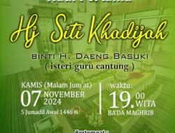 Ribuan Jama’ah Haul Pertama Hj Khadijah Istri Guru Cantung Padati Laladang Musafir