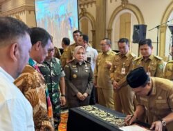 Bupati Tanbu Hadiri Rakoor Cetak Sawah Rakyat Bersama Menteri Pertanian
