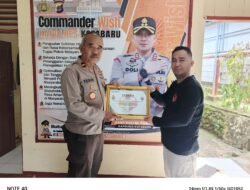 Sukses Amankan Pilkada Serentak 2024, Polsek Pulau Sembilan Terima Pengahargaan Dari Panwaslu