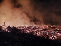 Si Jago Merah Lalap Kandang Ayam Potong di Desa Tegalrejo, Kerugian Capai Rp. 2,045 M