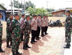Konsolidasi Aparat Gabungan, Siap Amankan Pawai Ta’ruf MTQ ke-55 Tingkat Kabupaten di Kecamatan Pulau Sebuku
