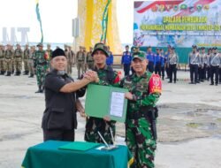 Kodim Kotabaru Gelar Apel Pembukaan TMMD Ke 123 Tahun 2025