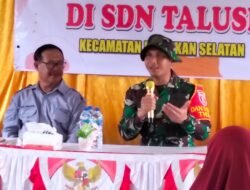Dalam Rangka TMMD ke-123 Uji Coba Makanan Bergizi Dilaksanakan di Beberapa SDN Didesa Talusi