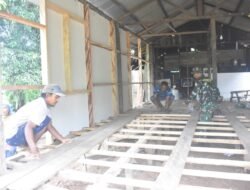Satgas TMMD ke-123 Rehab Rumah Tak Layak Huni di Desa Talusi Pemukan Selatan
