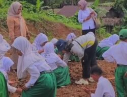 Edukasi Menanam Sayuran: Langkah Kecil Menuju Ketahanan Pangan di MI Sullamul Ulum Sarang Tiung