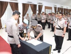 Polres Batola Gelar Serah Terima Jabatan, Beberapa Pejabat Mengalami Rotasi