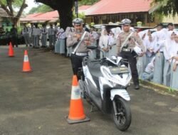 Peringati HUT ke-48, SMAN 2 Banjarbaru Gelar Safety Riding Bersama Polres