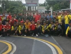 Kapolres Banjarbaru Bangun Sinergitas dengan Kodim 1006/Banjar Lewat Kegiatan Olahraga Bersama