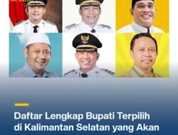 Resmi! 11 Bupati dan 1 Wali Kota Terpilih di Kalsel Akan Dilantik 20 Februari 2025