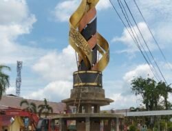 Pembangunan Tugu Ikonik Kaligrafi Sholawat Jibril di Hulu Sungai Utara Ditargetkan Rampung Mei 2025