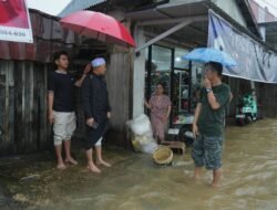 Arahan Bupati, Ini Aksi Wabup Bahsanudin Tinjau Lokasi Banjir di Simpang Empat Tanah Bumbu