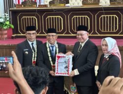 Serah Terima Jabatan Bupati Kotabaru Terpilih Periode 2025-2030