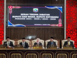 Ketua DPRD Kotabaru Pimpin Langsung Rapat Paripurna Agenda Penyampaian Pidato Perdana Bupati Terpilih