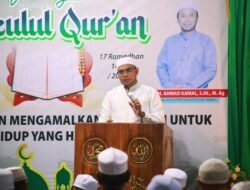 Wabup Kotabaru Hadiri Peringatan Malam Nuzulul Qur’an di Masjid Agung Husnul Khatimat