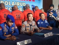 Sat Polairud Polres Kotabaru Amankan Tujuh Kapal Ikan Asal Tanah Bumbu