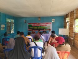 Satgas TMMD ke-123 Kodim Kotabaru Gelar Sosialisasi Pertanian Untuk Warga Desa Talusi