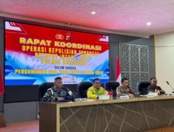 Kesiapan Operasi Ketupat Intan 2025, Polres Kotabaru Gelar Rakor Lintas Sektoral