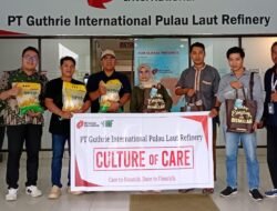 PT Guthrie Internasional Salurankan Puluhan Paket Sembako ke Desa Binaan dan Awak Media