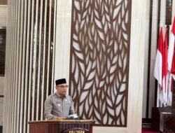Pidato Bupati Kotabaru Sampaikan LKPJ Tahun 2024 dan Rancangan Awal RPJMD Tahun 2025-2029