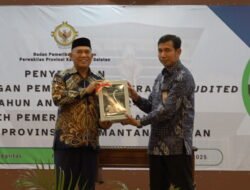 Bupati Kotabaru Serahkan LKPD Anaudited Tahun Anggaran 2024 ke BPK Perwakilan Kalsel