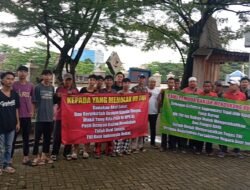 Pemuda Banjar Gelar Aksi Dukungan untuk RUU TNI di Patung Bakantan Banjarmasin